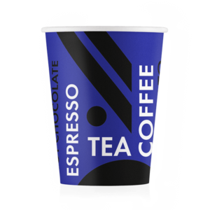 Стакан бумажный дизайн-Coffee Tea Синий 250 мл